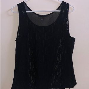 Black Lace Top